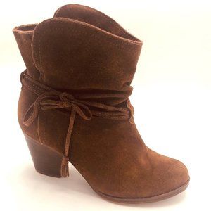 Mia Dani Suede Leather Ankle Boots 7.5